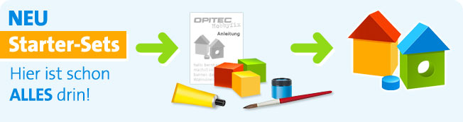 Opitec Starter-Sets - Ihr Einstiegs-Bastel-Set