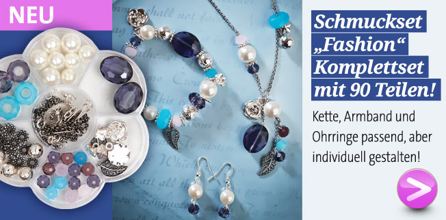 Schmuckset Fashion - Komplettset mit 90 Teilen