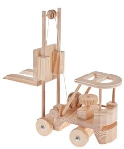 Chariot �l�vateur en bois, A l..., le kit