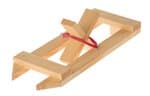 Bateau avec moteur � �lastique, le kit m�canique