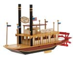 Bateau en bois 'Mississippi', le kit �lectrom�cani