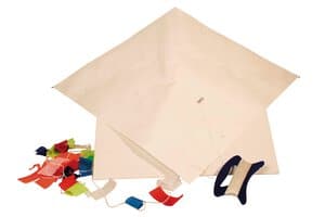 Diamant-vlieger - van tyvek -