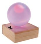 Regenboog lichtbol met schakelaar