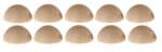 Holz Halbkugeln, 10 St�ck (30 mm)
