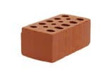 BRIQUES ENTIERES TEIFOC 31X15,5X12MM ROUGE /96PCS
