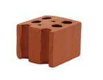 DEMI-BRIQUES TEIFOC 15,5X15,5X12MM ROUGE /100PCS