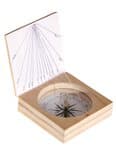 Magnetkompa� mit Sonnenuhr