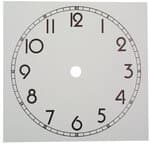 CADRAN HORAIRE EN CARTON 130X130MM /PCE