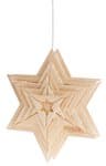ETOILE LUMINEUSE EN BOIS 'SIRIUS' 38CM /KIT
