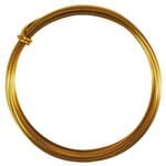 Aludraht (2,0 mm), 3 m Ring goldfarben