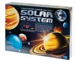 3D-Demonstration Sonnensystem nachtleuchtend