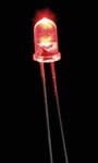Diodi LED 5 mm alta intensit� luminosa, 10 pz,ro