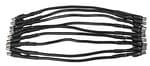 Magnetkabel, 10 St�ck schwarz (150 mm)