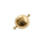 FERMOIR BOULE AIMANTE 12MM DORE MAT /PCE