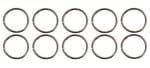 ANNEAUX OUVERTS EN METAL 12MM ARGENTE /10PCS