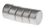 Calamite a disco Neodym, � 8 x 4 mm, 5 pezzi