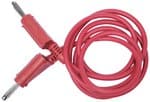 CABLE JONCTION DE LABORATOIRE 4MM 100CM ROUGE /PCE