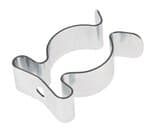 Federstahlklammer blank (27 - 32 mm)