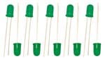 Diodi led 5mm verde / 10 pezzi