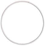 Anello di filo di ferro, bianco, 10 cm