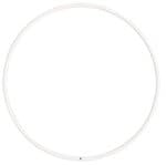 Anello di filo di ferro, bianco, 20 cm
