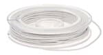 Cordoncino imitazione cuoio, 1mm, 5m, bianco