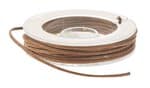 Imitations-Lederschnur,  5 m hellbraun (1 mm)