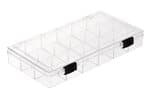 BOITE A PERLES PLASTIQUE 20,5X10,5X3CM /PCE