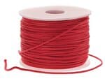 Imitations-Lederschnur, 25 m rot       (1 mm)