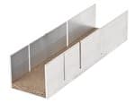 BOITE A ONGLETS EN ALUMINIUM 250X60X50MM /PCE