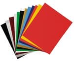 Buntpapier, 50 Blatt ungummiert farbig(35 x 50 cm)