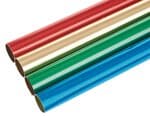 Alufolie, 4 Rollen farbig sortiert 30 x 50 cm