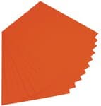 Cartoncino 130 g, 10 fogli, 50x70 cm, arancione