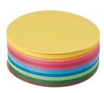 Faltbl�tter Plakatpapier, 500 Blatt (rund: 12 cm)