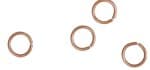 ANNEAUX OUVERTS EN METAL 6MM CUIVRE /20PCS