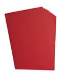 Wellpappe,  10 Bogen rot           (50 x 70 cm)