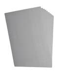 Golfkarton 50 x 70 cm, 10 vel zilver