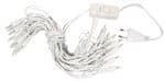 Catena 20 lampadine+interruttore, cavo bianco