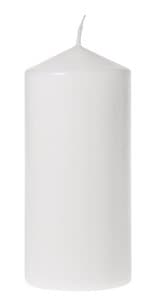 Candela bianca, � 70x150 mm, 1 pezzo