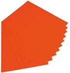 Gekleurd karton 220 gr,50 x 70 cm 10 vel, oranje