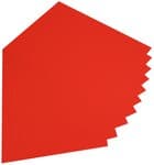 Gekleurd karton 220 gr, 50 x 70cm, 10 vel, felrood