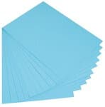 Fotokarton 220 gr., 50 x 70 cm 10 vel pacificblauw