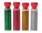 Glitter-Set, 4 x 4 g, colori 4, completo