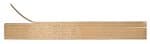 BANDES CIRE DECOR 2X200MM LIGNES DOREES /12PCS