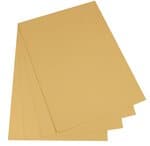 Tonkarton,   4 Bogen gold            (25 x 35 cm)