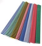 Motivkrepp, 8 Rollen Streifen/P�nktchen