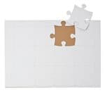 Puzzle wei�, 12-teilig (35 x 50 cm)