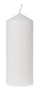 Candela bianca, � 150x60 mm, 1 pezzo