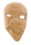 Paper Art maschera'Strega,naturale