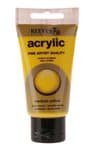 PEINTURE ACRYLIQUE SATIN REEVES JAUNE MOYEN /75ML